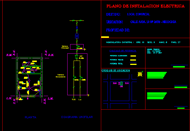 Proyecto electrico de vivienda