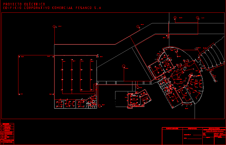 Proyecto electrico de alumbrado edificio