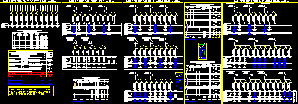 Proyecto de iluminacion, calculos y diagramas unifilares