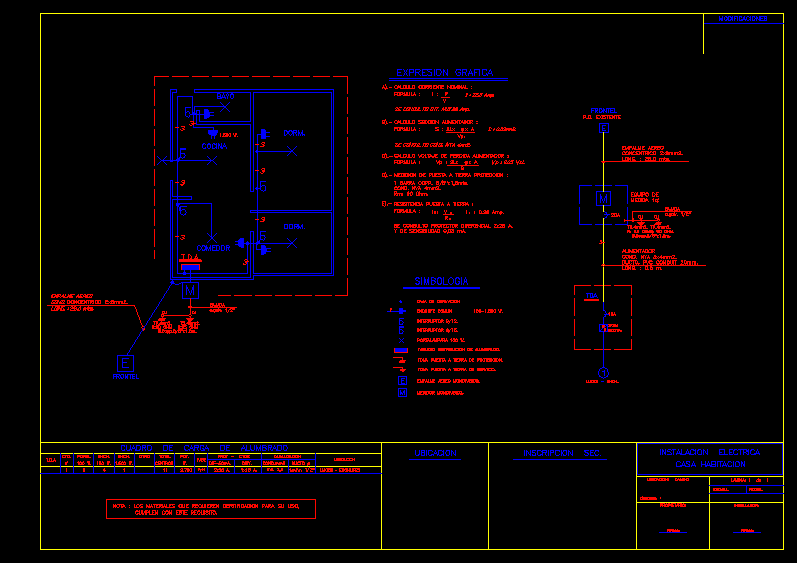 Plano electrico