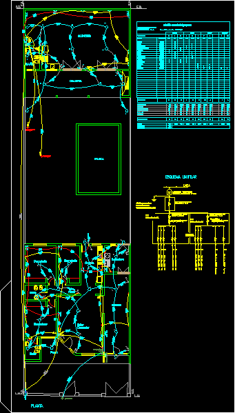 Plano electrico viv. unifamiliar