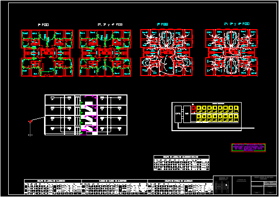 Proyecto electrico edificio cuatro pisos