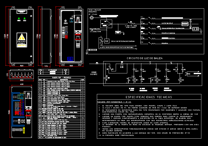 Tablero pdp - mdp