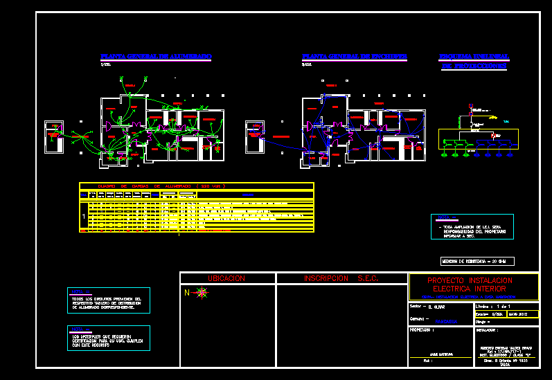 Plano electrico