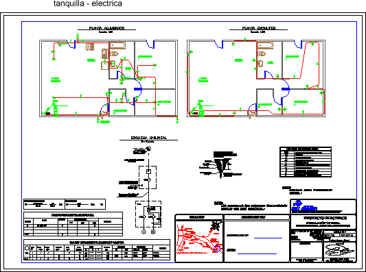 Plano Electrico De Vivienda En AutoCAD | Librería CAD