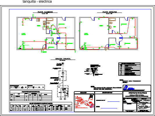 Plano electrico de vivienda