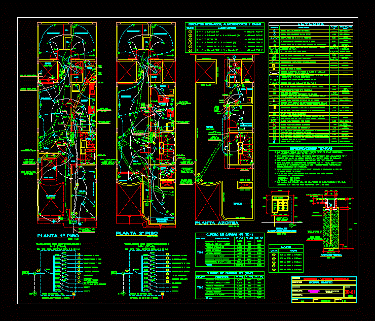 Plano electrico de vivienda