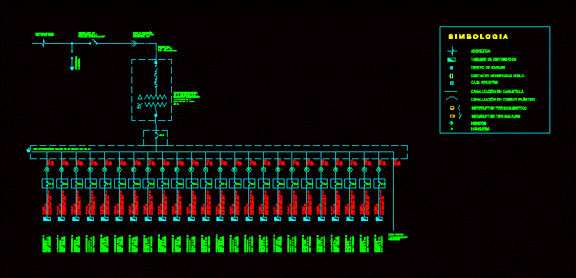 Diagrama unifiliar electrico