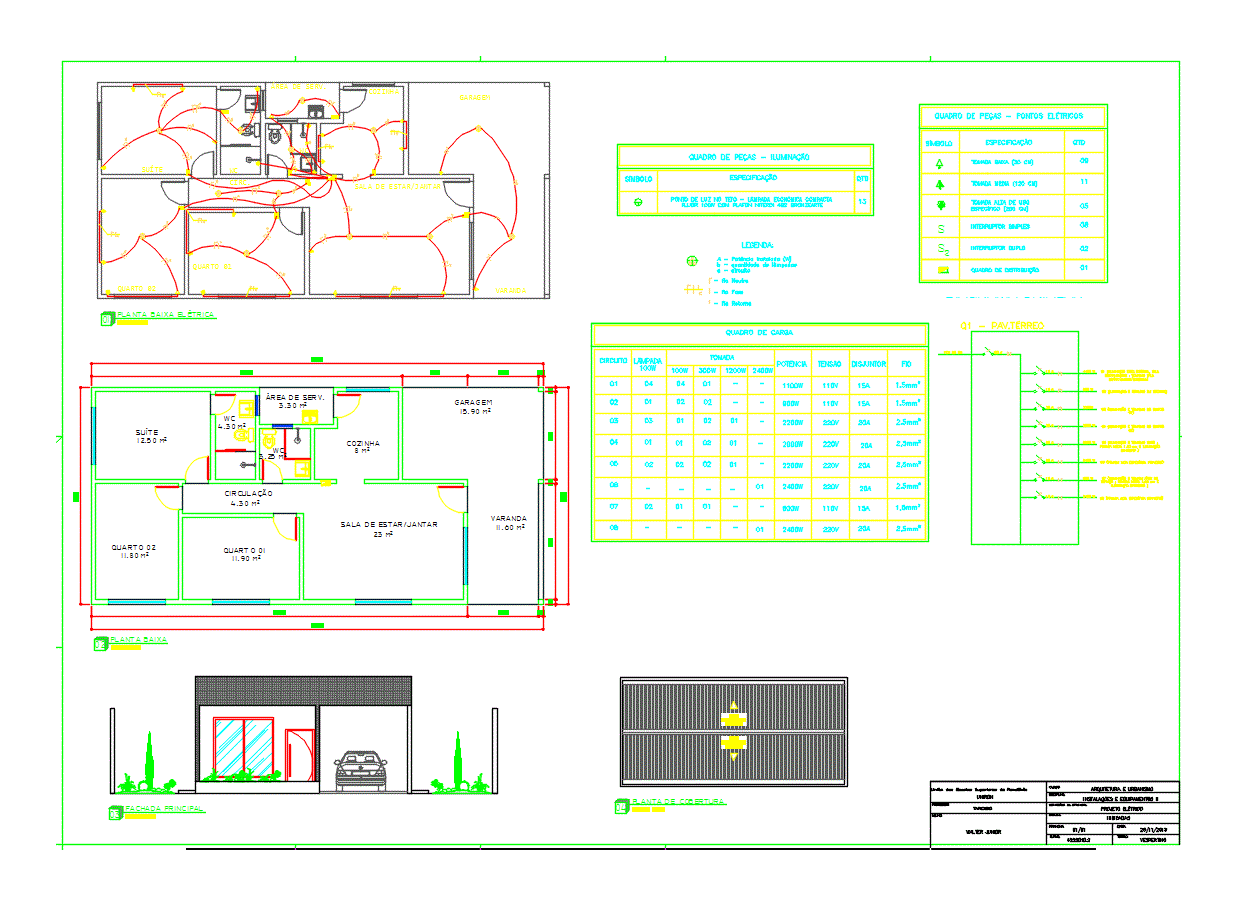 Proyecto eletrico de residencia