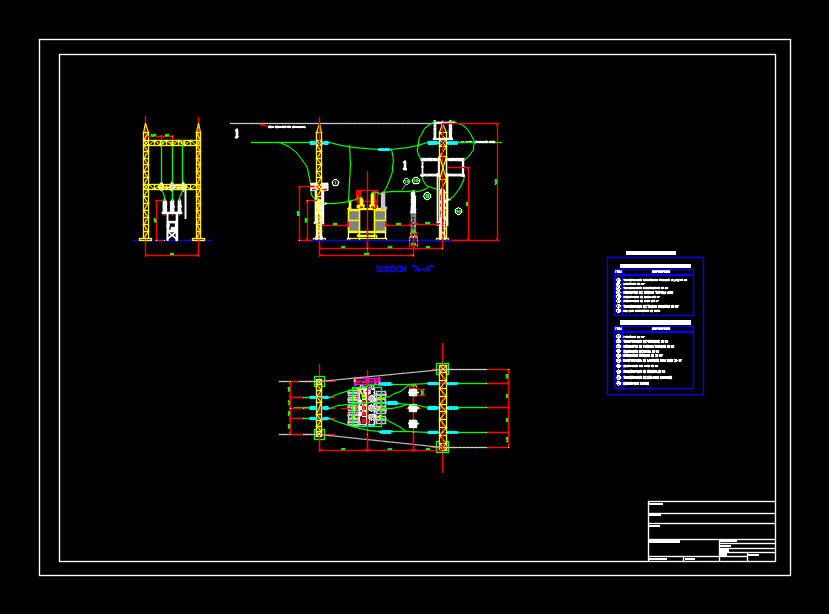 Planos vista superior hidroelectrica