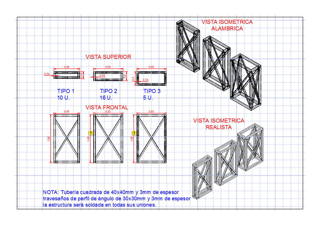 Base para tableros electricos