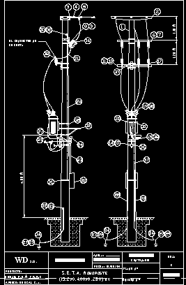 Columna de hormigon comprimido para sta