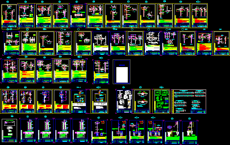 Diagrama de armados en mt rural