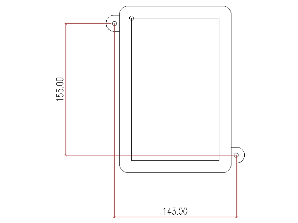 Caja para bornes.