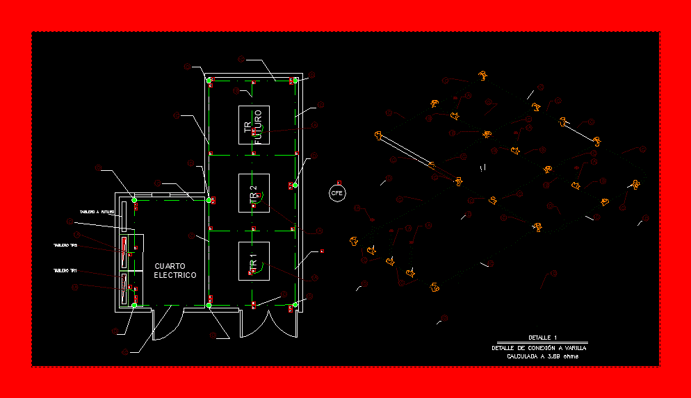 Sistema de tierras para subestacion 300 kva