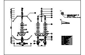 Suspension doble 220 kv.