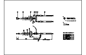 Amarre final portico 220 kv.