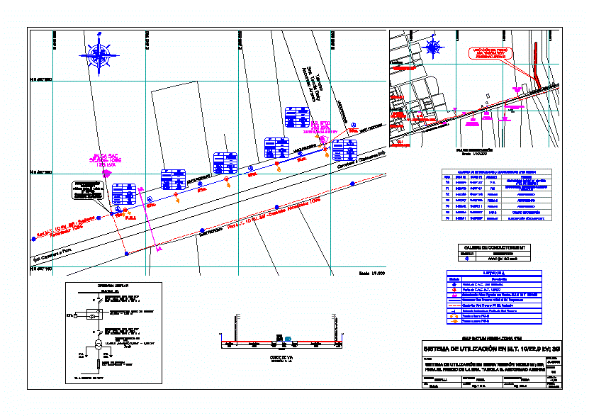 Plano georeferenciado - proyecto de electrificacion - piura.