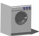máquina de lavar roupa 3d