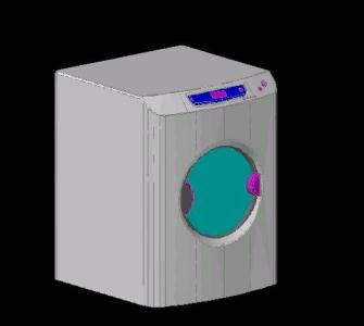machine à laver 3d