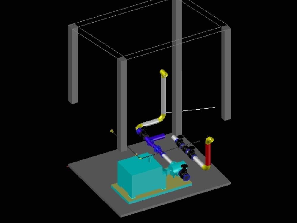 Modélisation 3D d'une bombe sci dans un pétrolier