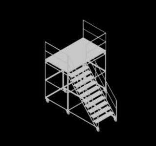 Moving staircase