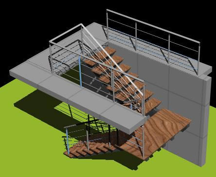 Staircase Drawing | rtr-2d-3d-dwgservice