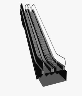 escada rolante 3d max