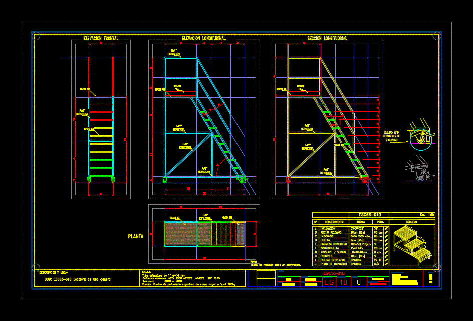 Escaleras para depositos