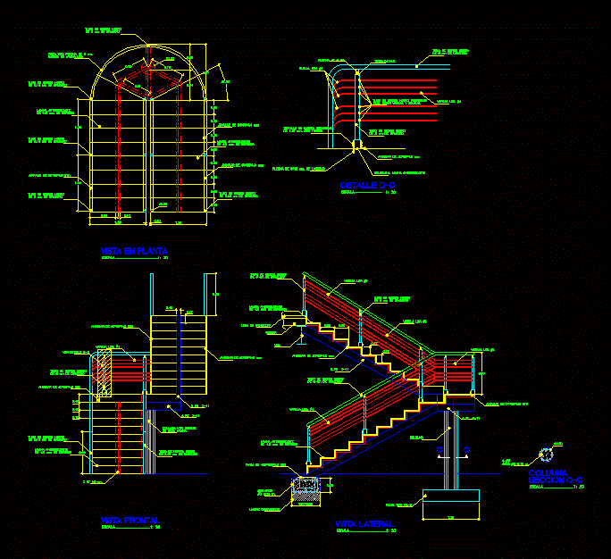 Detalle de escaleras