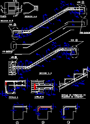 Escalera de hormigon armado