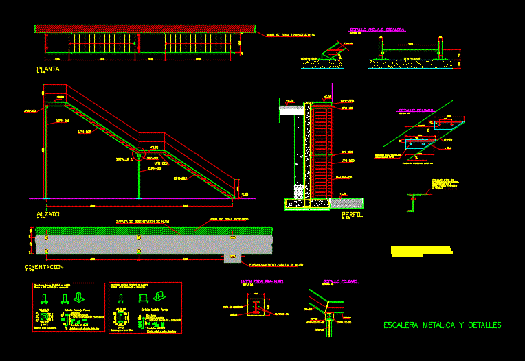 Escalera metalica