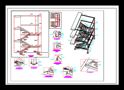 Escalera metalica