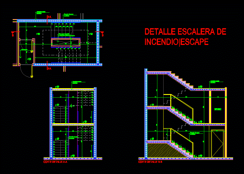 Escalera de incendios