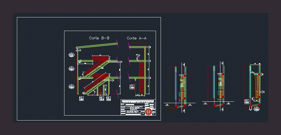 Escalera de 1 tramo