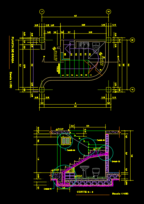 Escalera curva