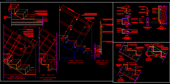 Detalles de escalera