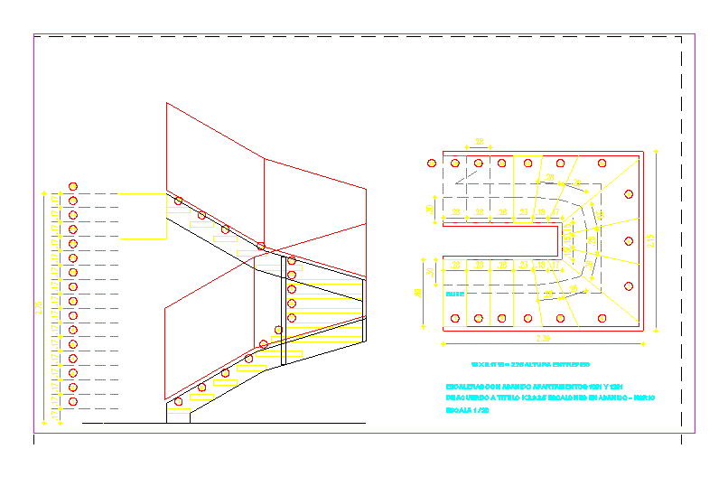 Escalera compensada