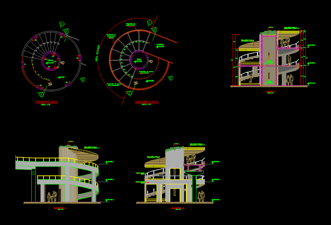 Escalera elicoidal