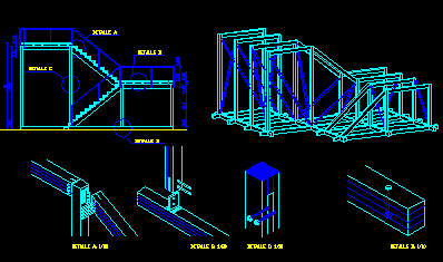 Escalera de madera