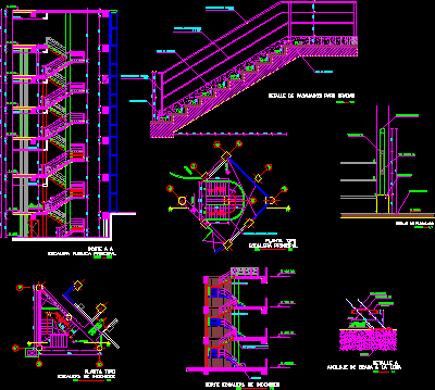 Detalles de escaleras