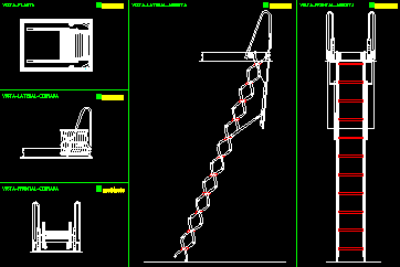 Escalera plegable