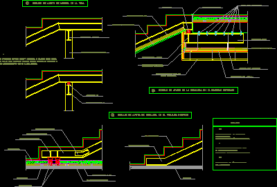 Escalera metalica-detalles