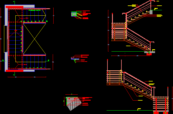 Escalera en u