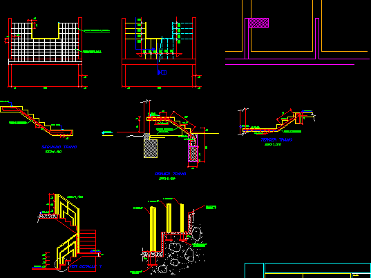 Escalera en u