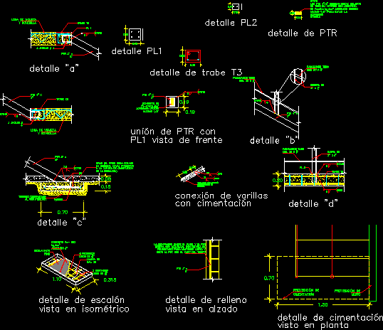 Detalles de escalera