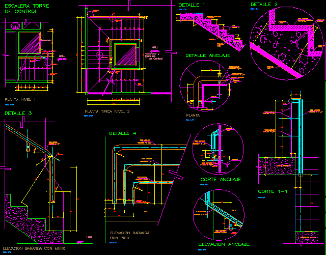 Detalles de escalera