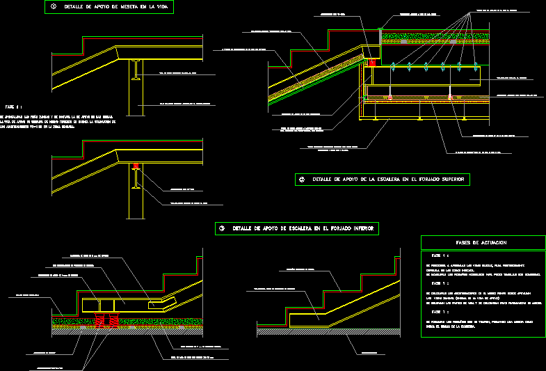 Detalles de escalera