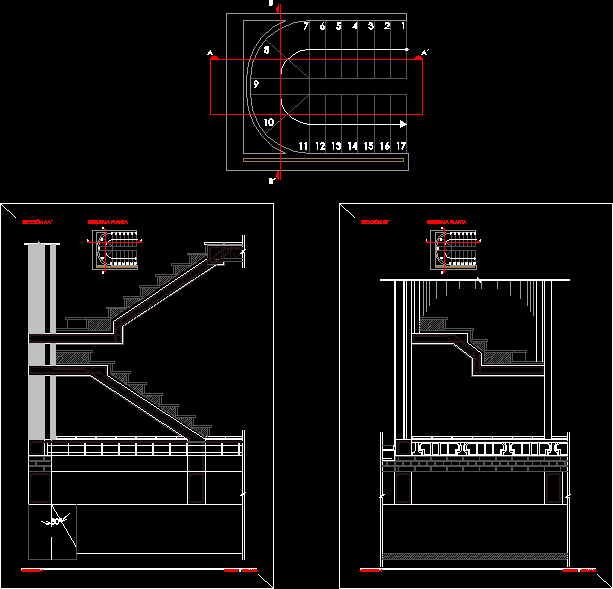 Detalle de escalera