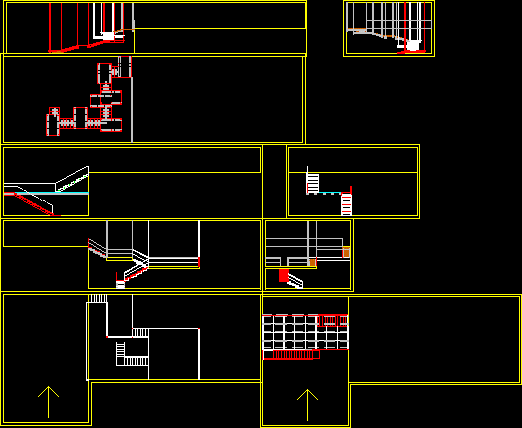 Tres tipologias de escalera